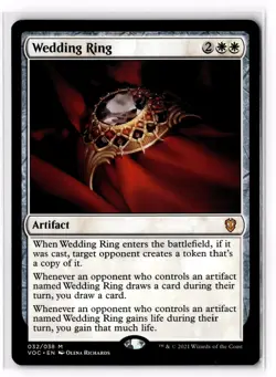 Wedding Ring 32 Commander: Innistrad: Crimson Vow LP - Image 1