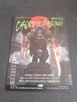 Chord of Calling 2376 TMNT Secret Lair MTG Magic - Image 1