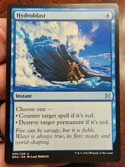 MTG - Hydroblast - LP - Regular - Magic The Gathering EDH Eternal Masters (055) - Image 1
