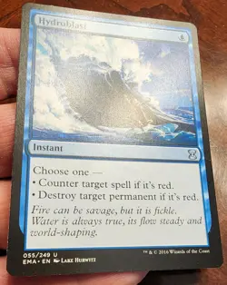 MTG - Hydroblast - LP - Regular - Magic The Gathering EDH Eternal Masters (055) - Image 2