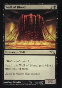 Wall of Blood - Mirrodin: #82, Magic: The Gathering Lp R97 - Image 1