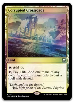 Corrupted Crossroads (Ripple Foil) #332 (NM) Modern Horizons 3 M3C Magic MTG - Image 1