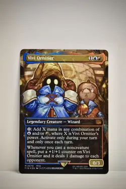 MTG Vivi Ornitier (570) Borderless *Chocobo Track Foil* Mythic NM - Image 2