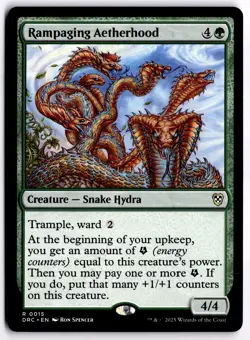 Rampaging Aetherhood NM DRC Commander: Aetherdrift MTG - Image 1