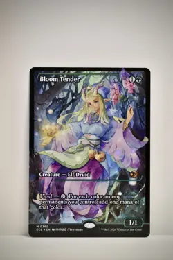 MTG Bloom Tender (390) *Foil* Showcase Lorwyn Eclipsed MT/NM Mythic - Image 2