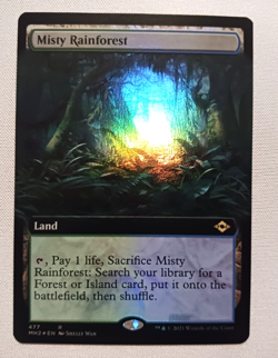 Misty Rainforest (Foil) (Extended Art) - Modern Horizons 2 - NM - MTG - Image 1