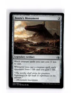 Bontu's Monument Amonkhet MP Moderately Played - Image 1