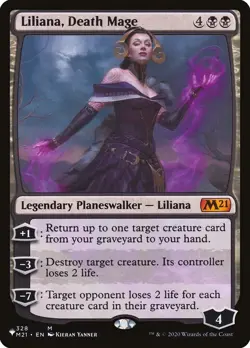 Liliana, Death Mage x1 1x Mystery Booster 2 NM MTG - Image 1