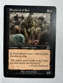 MTG Shepherd of Rot Onslaught 168/350 Regular Common LP - Image 1