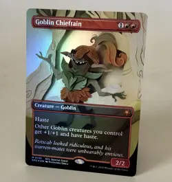 MTG Goblin Chieftain - Borderless Foil - Special Guests 135 SPG - Image 1