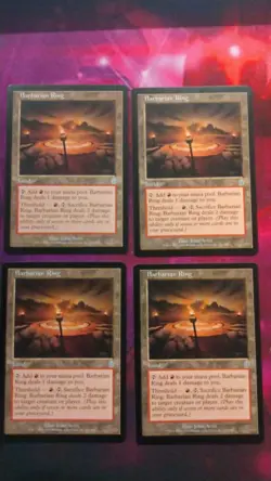 Barbarian Ring x4 Odyssey. MTG Playset. LP, Lightly Played. 4x - Image 1