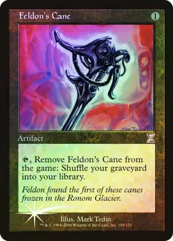 MTG FOIL Feldon's Cane - Time Spiral Timeshifted #109 - Image 1