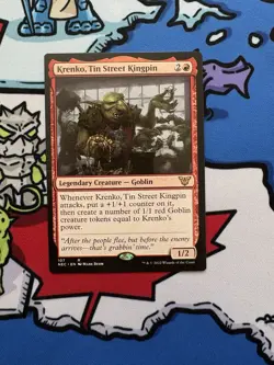 Krenko, Tin Street Kingpin x1 Mtg Neon Dynasty Commander - Image 1