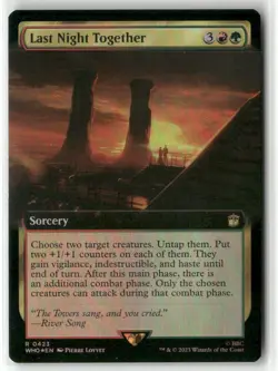 Last Night Together (Extended Art) Foil R Universes Beyond: Doctor Who 423 NM - Image 1