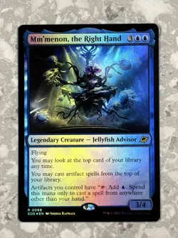 Mm'menon, the Right Hand 68 FOIL R MTG Edge of Eternities NM X1 - Image 1