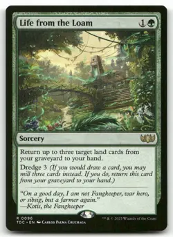Life from the Loam #96 MTG Tarkir Dragonstorm TDC NM X1 - Image 1