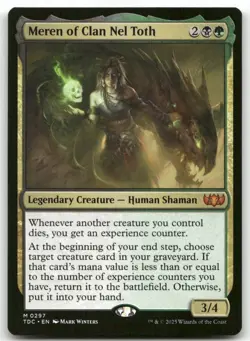 Meren of Clan Nel Toth #297 MTG Tarkir Dragonstorm TDC NM X1 - Image 1