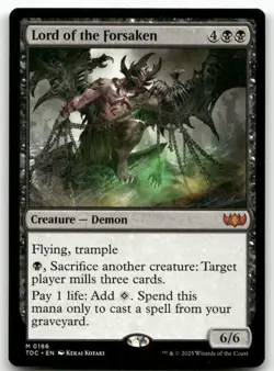 Lord of the Forsaken #186 MTG Tarkir Dragonstorm TDC NM X1 - Image 1
