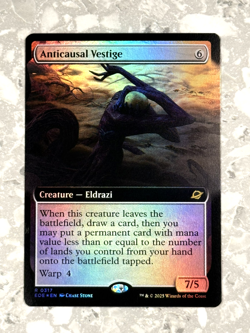 Anticausal Vestige (Extended Art) 317 FOIL MTG Edge of Eternities NM X1 - Image 1