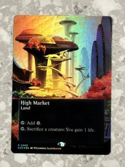 High Market (Borderless) 63 FOIL R MTG Edge of Eternities NM X1 - Image 1