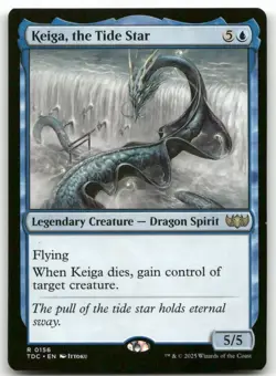 Keiga, the Tide Star #156 MTG Tarkir Dragonstorm TDC NM X1 - Image 1