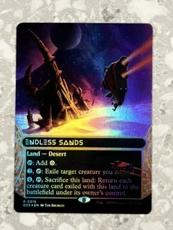Endless Sands (Borderless) 15 FOIL R MTG Edge of Eternities NM X1 - Image 1