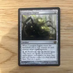 MTG Magic The Gathering - Contagion Engine - Scars of Mirrodin LP (Light Play) - Image 1