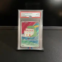 PSA 8 Gulpin 154/142 Stellar Crown Illustration Rare Pokemon - Image 1