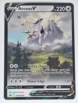 Arceus V SWSH204 P Pokemon Sword & Shield Promo NM - Image 1