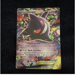 Pokemon TCG Gengar EX 34/119 XY Phantom Forces Ultra Rare Holo 170 HP 2014 - Image 1