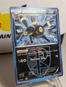 Pokemon 2013 BW Plasma Freeze Umbreon Card 64/116 Rare, Team Plasma - LP - Image 2