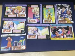 Dragon Ball Z Amada PP Card Lot 8 Vintage 1990s Goku Super Saiyan GT Holo - Image 1