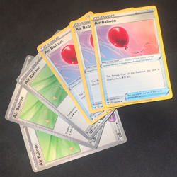 Pokemon Air Balloon Trainer-Item 6x NEAR MINT - Image 1