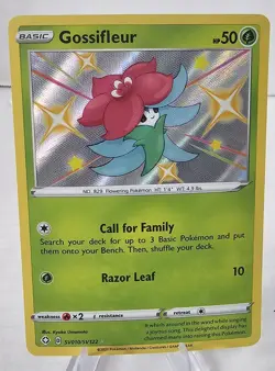 Pokemon Gossifleur SV010/SV122 Shining Fates Shiny Vault Pokemon Sword & Shield - Image 1