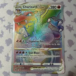 Pokemon TCG Charizard VSTAR Secret Rare 174/172 Brilliant Stars Holo 280 HP - Image 1
