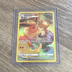 Pokemon Flareon TG01/TG30 Brilliant Stars Trainer Gallery Full Art Holo 110 HP - Image 1