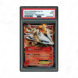 2012 Pokemon Black Star Promo Reshiram EX Promo EX Tin PSA 9 Mint Low Pop - Image 1