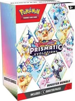 Pokemon TCG Scarlet & Violet Prismatic Evolutions Booster Bundle Sealed - Image 1