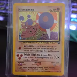 Pokemon Hitmontop Neo Discovery 3/75 Holo Rare Basic 60 HP Unlimited English - Image 1