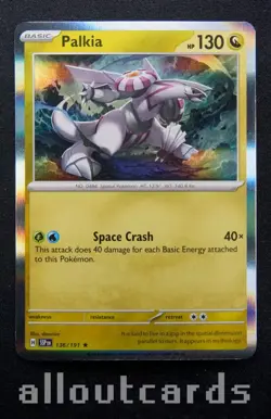 2024 Pokemon Scarlet & Violet Surging Sparks Palkia Holo 136/191 NM/M - Image 1