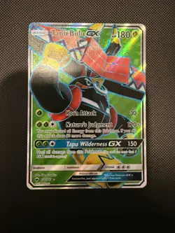 Pokemon Sun & Moon Full Art - Burning Shadows 130/147 Tapu Bulu GX - Image 1