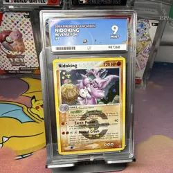 ACE 9 Pokemon Nidoking ex FireRed LeafGreen 8/112 Reverse Holo Rare MINT - Image 1