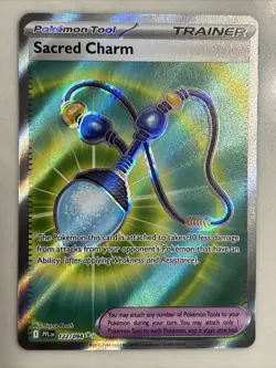 Sacred Charm 122/094 Ultra Rare Pokemon TCG Phantasmal Flames - Image 1