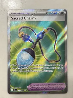 Sacred Charm 122/094 Ultra Rare Pokemon TCG Phantasmal Flames - Image 2