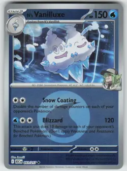 N's Vanilluxe (Energy Symbol) 051/217 Ascended Heroes Pokemon Reverse Holo NM - Image 1