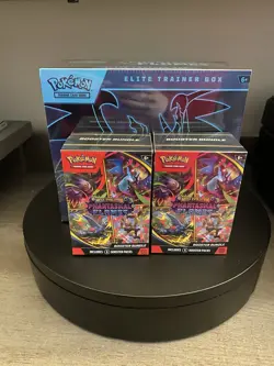Pokemon Mega Evolution Phantasmal Flames ETB and 2 Bundles Lot - Image 1