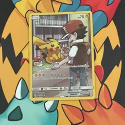 Pokemon TCG Pikachu 241/236 Cosmic Eclipse Secret Rare Character Rare Holo EN - Image 1