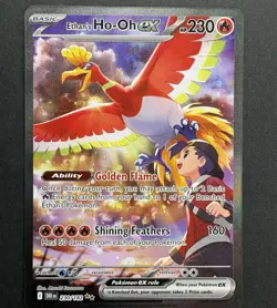 Pokemon TCG Ethan's Ho-Oh EX Sir 230/182 Destined Rivals Mint/Nm Condition - Image 1