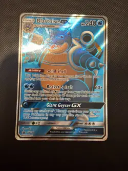 Pokemon Sun & Moon Full Art - Black Star Promo SM189 Blastoise GX - Image 1