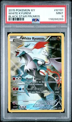 2015 POKEMON BLACK STAR PROMO WHITE KYUREM #XY81 PSA 9 MINT #118288269 (POP 37) - Image 1